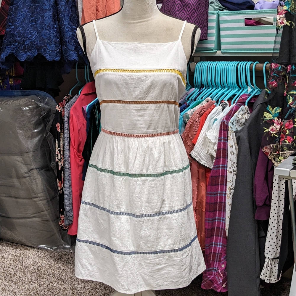 Altar'd State M Rainbow Stripe Dress
